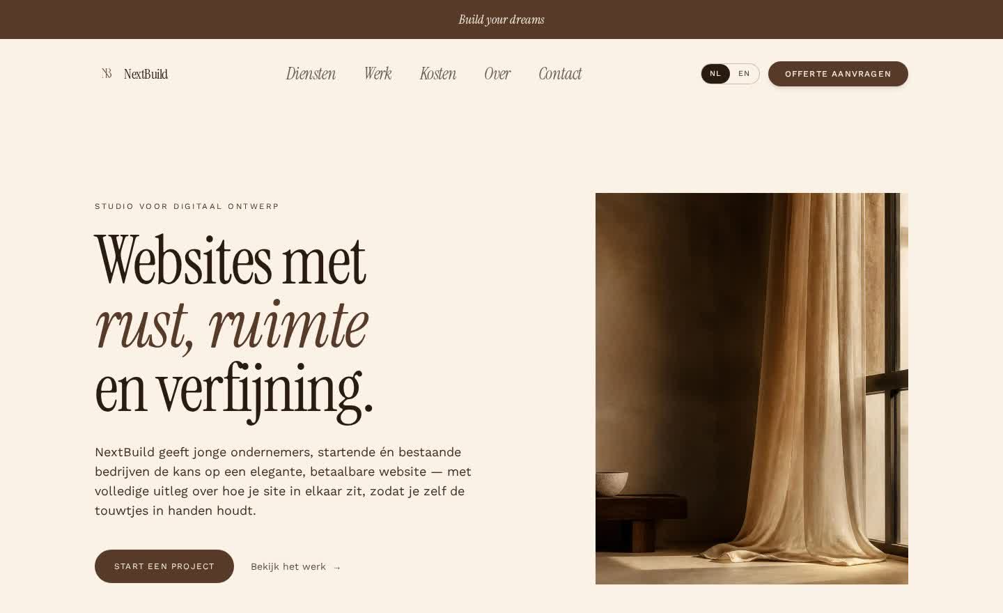 NextBuild — Estudio web para emprendedores
